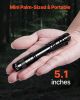Pen Light, 2-Pack 100 Lumens Pocket Flashlight with Clip, IPX4 Waterproof Portable Penlight, Compact and Lightweight for Tight Spaces, Work