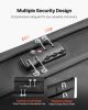 Fireproof Document Box, 1832 Fahrenheit Heat Insulated Fireproof & Waterproof Box with Lock, Portable Two-Layer File Storage Organizer Home Trave
