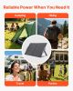 100W Foldable Solar Panel, 24% High-Efficiency Portable Monocrystalline Solar Panel Charger with MC4 Output, USB-A, Type-C & DC Ports