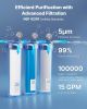Whole House Water Filter System, 3-Stage | Sediment, IMR, CTO | 4.5" x 20" Home Water Purifier Filter Reduce Iron, Manganese, Chlorine, Bad Taste