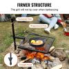 Swivel Campfire Grill, Fire Pit Grill Grate over Fire Pits, Heavy Duty Steel Grill Grates, 360° Adjustable Open Fire Outdoor Equipment, Fire Racks