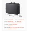 Fireproof Document Box, 1832 Fahrenheit Heat Insulated Fireproof & Waterproof Box with Lock