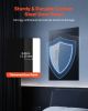 Wall Safe, 3-Tier Hidden Wall Safe with Fingerprint, Password, Key & Turning Knob