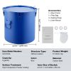 Fryer Grease Bucket, 8 Gal Oil Disposal Caddy Carbon Steel Fryer Oil Bucket with Rust-Proof Coating, Oil Transport Container with Lid, Lock Clips