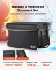 Fireproof Document Box, 1832 F Heat Insulated Fireproof & Waterproof Box, Space-Saving and Foldable Design, Portable Home Office Travel File Orga