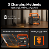 Flashfish P66A 200W Solar Generator, Portable Power Station Battery Pack with AC/USB/DC Output