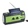 Emergency Weather Radio, 4000mAh Battery, FM/AM/WB/NOAA Alert Solar Hand Crank Emergency Radio, with USB Charging Cable, SOS Alarm and Flashlight