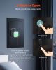 Wall Safe, 3-Tier Hidden Wall Safe with Fingerprint, Password, Key & Turning Knob