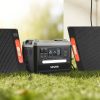 Portable Power Station, 2400W Portable Solar Generator with 2PCS * 200W Foldable Solar Panels