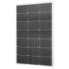 100W Monocrystalline Solar Panel, 23% High-Efficiency Mono PV Module with Stable MC4 Output & Aluminum Frame, IP65 Waterproof Solar Panel Outdoor
