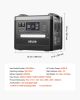 Portable Power Station, 2400W 2160Wh Power Station Solar Generator with 10 Output Ports & Adjustable Input Power
