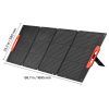 150W Foldable Monocrystalline Solar Panel, 23% Efficiency Portable ETFE Mono Solar Panel Charger with MC4 Output, Type-C, QC3.0 USB & DC Ports