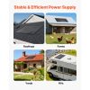 2PCS 400W Monocrystalline Solar Panels, 23% High-Efficiency Mono PV Module with Stable MC4 Output & Aluminum Frame, IP65 Waterproof Outdoor
