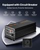 Sump Pump Battery Backup System, 3000W, Auto Switches to Battery Inverter for Continuous Sump Pump Operation, Pure Sine Wave, LCD Display