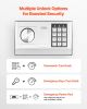 0.6 Cubic Feet Drop Safe, Drop Slot Safe Box with Password and Turn Knob, Heavy Duty Compact Cash Depository Box with a Front Lock Slot for Cash