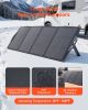 200W Foldable Solar Panel, 24% High-Efficiency Portable Monocrystalline Solar Panel Charger with MC4 Output, USB-A, Type-C & DC Ports