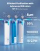Whole House Water Filter System, 3-Stage | Sediment, GAC, CTO | 4.5" x 20" Home Water Purifier Filter Reduce Chlorine, Chemicals, VOCs, Bad Taste
