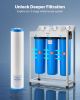 Whole House Water Filter Replacement Cartridge, 4.5" x 20" Polyphosphate Scale Inhibitor Filter for Whole Home Water Filtration System
