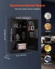 Wall Safe, 3-Tier Hidden Wall Safe with Fingerprint, Password, Key & Turning Knob