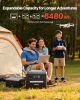 Portable Power Station, 2400W Portable Solar Generator with 200W Foldable Solar Panel