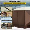 Gazebo Screen Tent, 12 x 12 ft, 6 Sided Pop-up Camping Canopy Shelter Tent with Mesh Windows, Portable Carry Bag, Ground Stakes, Large Outdoor