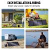 Portable Monocrystalline Solar Panel, Monocrystallin120W Foldable e ETFE Solar Charger, 23% Efficiency Solar Panel with Type C, DC 18V, QC3.0 USB