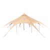 Canvas Tent, 4 Seasons, 16.4 ft Bell Tent, Canvas Tent for Camping with Stove Jack, Breathable Yurt Tent for up to 8 People, Camping Outdoor