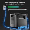 FF Flashfish 1997Wh Portable Power Station , 2000W LFP Solar Generator, Full Charge in 1.5 H