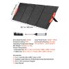 150W Foldable Monocrystalline Solar Panel, 23% Efficiency Portable ETFE Mono Solar Panel Charger with MC4 Output, Type-C, QC3.0 USB & DC Ports