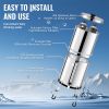 Gravity-fed Water Filter System, 2.25G 304 Stainless-Steel Countertop Filtration System, Reduces Lead and up to 99% of Chlorine