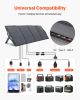 200W Foldable Solar Panel, 24% High-Efficiency Portable Monocrystalline Solar Panel Charger with MC4 Output, USB-A, Type-C & DC Ports