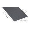 Flexible Solar Panel, 200W Semi-Flexible Bendable Monocrystalline Solar Panel, 21.9% Efficiency Mono Off-Grid Charger with MC4 Output, IP67 Outdoor