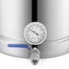 Stainless Steel Kettle, 16 GALLON Brewing Pot, Tri Ply Bottom for Beer, Brew Kettle Pot, Home Brewing Supplies Includes Lid, Handle, Thermometer