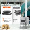 Wood Stove, 86 inch, Stainless Steel Camping Tent Stove, Portable Wood Burning Stove with Chimney Pipes & Gloves