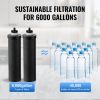 Gravity-fed Water Filter System, 1.5G 304 Stainless-Steel Countertop System, Water Filtration System, Reduces Lead and up to 99% of Chlorine