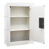 0.83 sq.ft Wall Safe, 3-Tier Hidden Wall Safe with Password, Key & Turning Knob