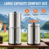 Gravity-fed Water Filter System, 1.5G 304 Stainless-Steel Countertop System, Water Filtration System, Reduces Lead and up to 99% of Chlorine