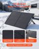 100W Foldable Solar Panel, 24% High-Efficiency Portable Monocrystalline Solar Panel Charger with MC4 Output, USB-A, Type-C & DC Ports