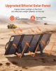 100W Bifacial Solar Panel, 16BB N-Type Foldable Monocrystalline Solar Panel Charger 24% Efficiency, Portable with MC4 Output, USB-A (QC3.0)