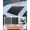 Flexible Solar Panel, 200W Semi-Flexible Bendable Monocrystalline Solar Panel, 21.9% Efficiency Mono Off-Grid Charger with MC4 Output, IP67 Outdoor