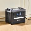 Portable Power Station, 2400W 2160Wh Power Station Solar Generator with 10 Output Ports & Adjustable Input Power