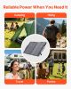 100W Bifacial Solar Panel, 16BB N-Type Foldable Monocrystalline Solar Panel Charger 24% Efficiency, Portable with MC4 Output, USB-A (QC3.0)