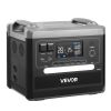 Portable Power Station, 2400W 2160Wh Power Station Solar Generator with 10 Output Ports & Adjustable Input Power