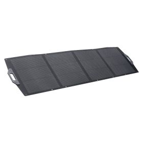 200W Foldable Solar Panel, 24% High-Efficiency Portable Monocrystalline Solar Panel Charger with MC4 Output, USB-A, Type-C & DC Ports