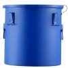 Fryer Grease Bucket, 10 Gal Oil Disposal Caddy Carbon Steel Fryer Oil Bucket with Rust-Proof Coating, Oil Transport Container with Lid, Lock Clip