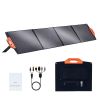 Portable Monocrystalline Solar Panel, 200W Foldable Monocrystalline ETFE Solar Charger, 23% Efficiency Solar Panel with MC4 Output