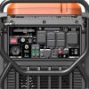 10500 Watt Digital Inverter Hybrid Portable Generator, Tri-Fuel Capabilities (Gas/LPG/NG), 8hrs 50% Load Run Time, CETL,ETL Certified For Canada/