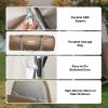 Camping Shower Tent, 66" x 66" x 87" 1 Room Oversize Outdoor Portable Shelter, Privacy Tent with Detachable Top, Pockets, Hanging Rope and Clothe