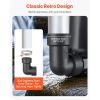 Basement Emergency Back-Up Sump Pump, 2000GPH 0.17 HP Backup Sump Pump System, with 15V Adapter, Float Switch, 24-Hour-a-Day Monitoring Controlle
