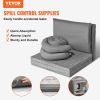 Universal Spill Kit, Spill Control Supplies 43 pcs, Includes 30 Universal Sorbent Pads, 2 Universal Sorbent Socks 3"x4', 2 Disposal Pillows